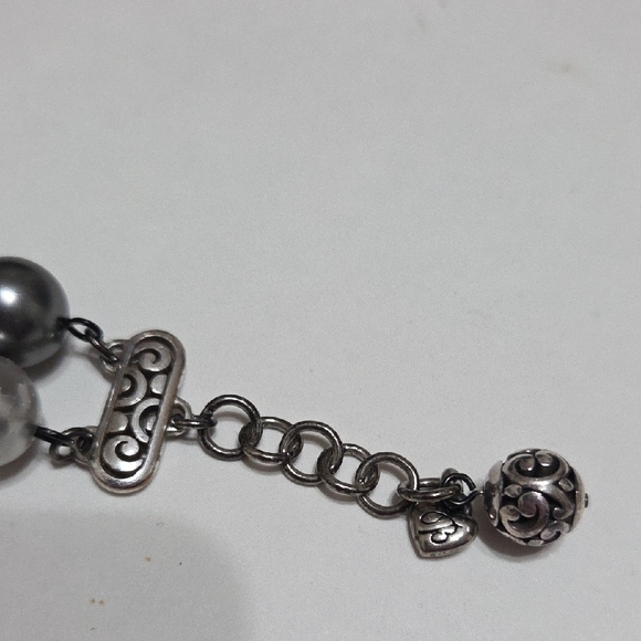 Brighton Silver and Pearl Necklace - Picture 3 of 5